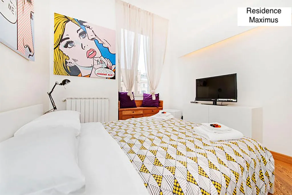 APARTMENT CAPACITY 5 Room, Residence Maximus, Rome
