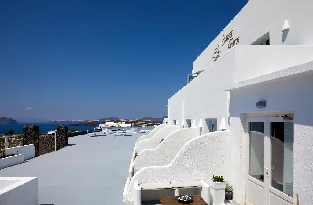 General view, Sunset Faros, Santorini