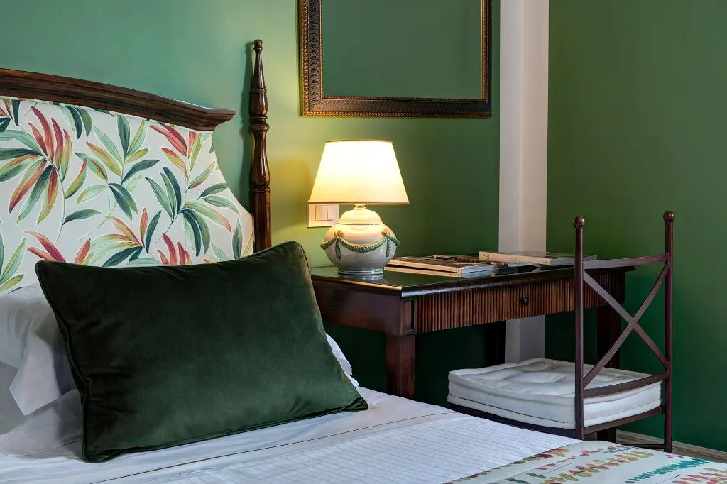 DOUBLE SINGLE USE SUPERIOR WITH BALCONY Room, Baglio Oneto dei Principi di San Lorenzo, Palermo