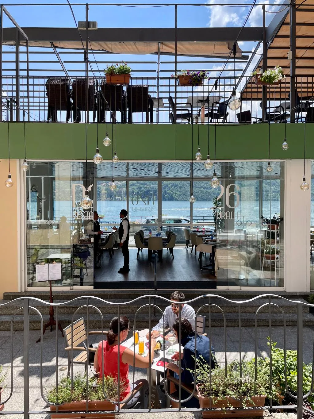 Restaurant, Hotel Bazzoni et Du Lac, Milan