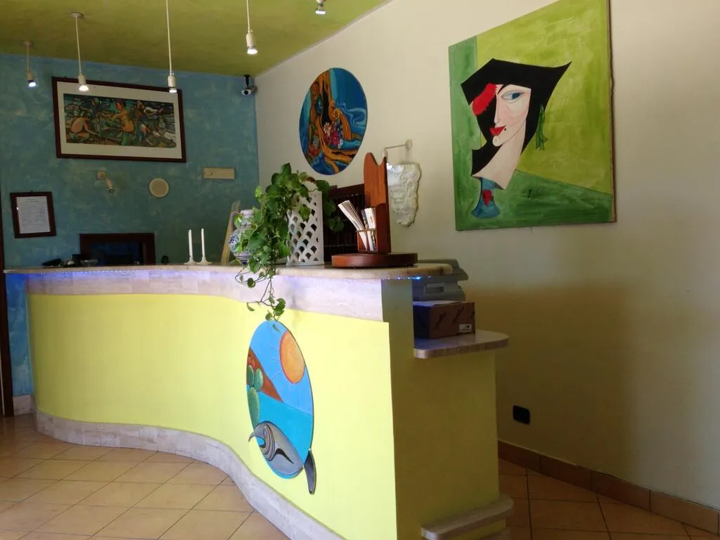 Lobby, Hotel La Playa Blanca, Palermo