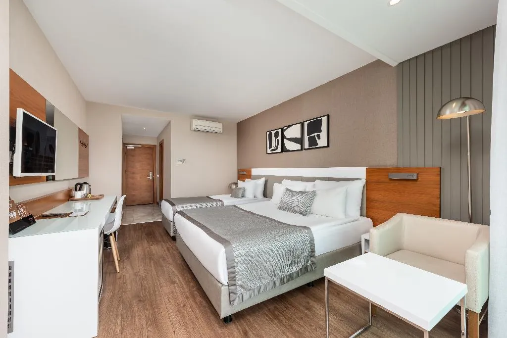 DOUBLE SIDE SEA VIEW Room, White City Resort Hotel, Antalya