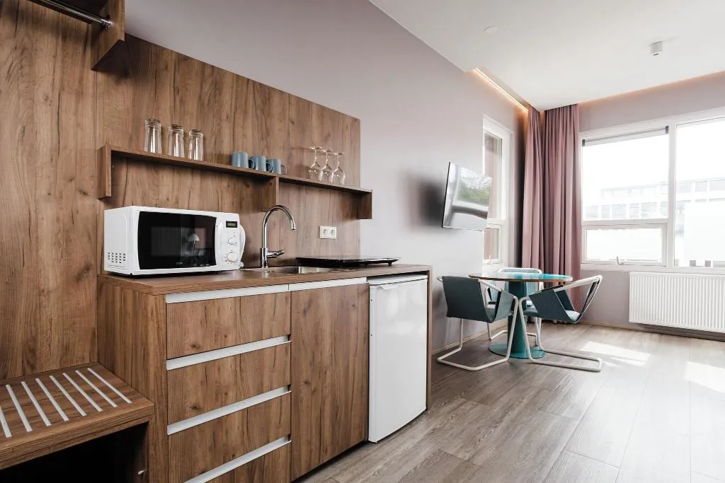 QUADRUPLE WITH KITCHENETTE Room, Oddsson Hotel, Reykjavik