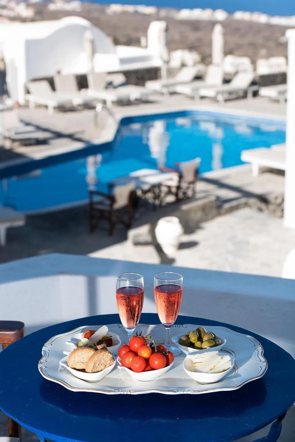 Restaurant, Agnadi Villas, Santorini