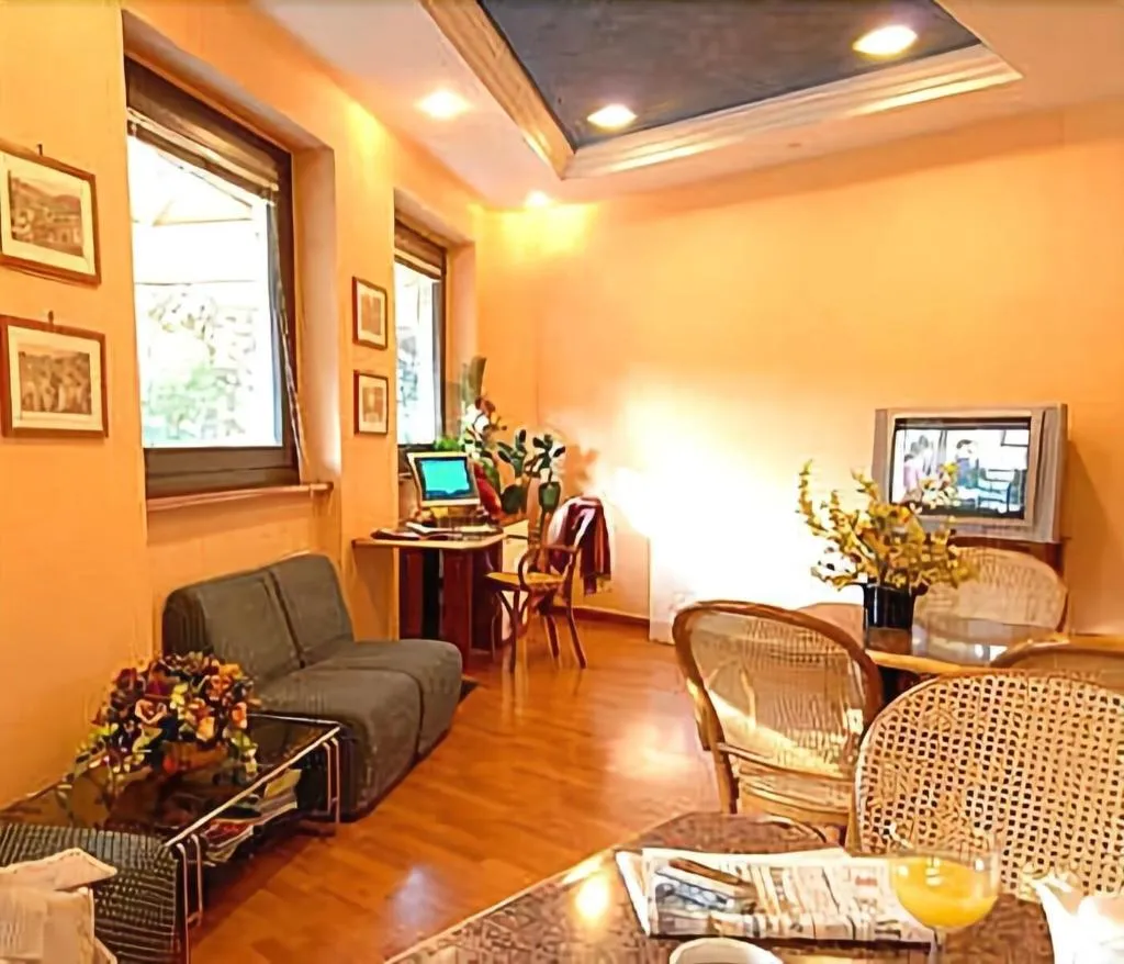 Lobby, Hotel Aurora, Rome