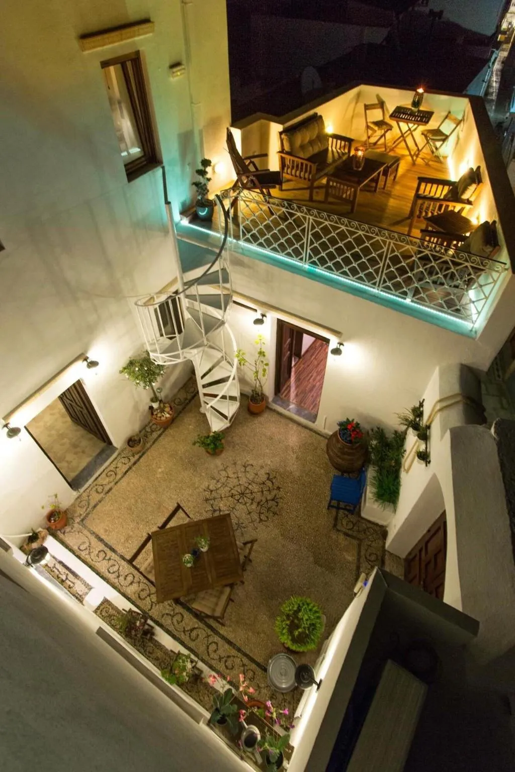 Terrace, Lindos Boutique Rooms, Rhodes