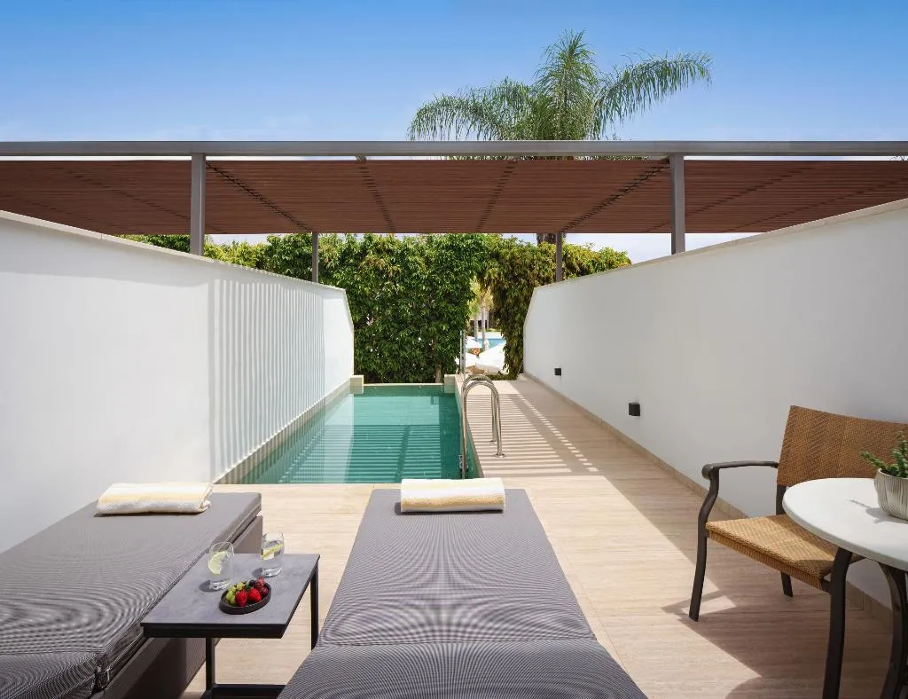 JUNIOR SUITE WITH PRIVATE POOL Room, Olympic lagoon Resorts, Paphos, Cyprus
