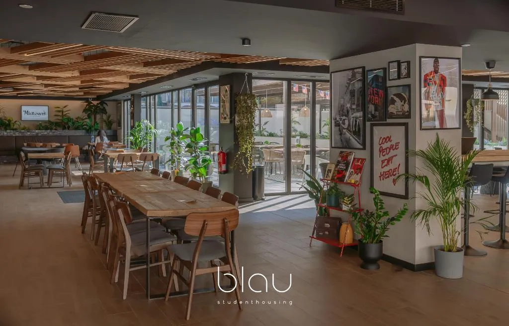 General view, Blau Student Housing, Barcelona
