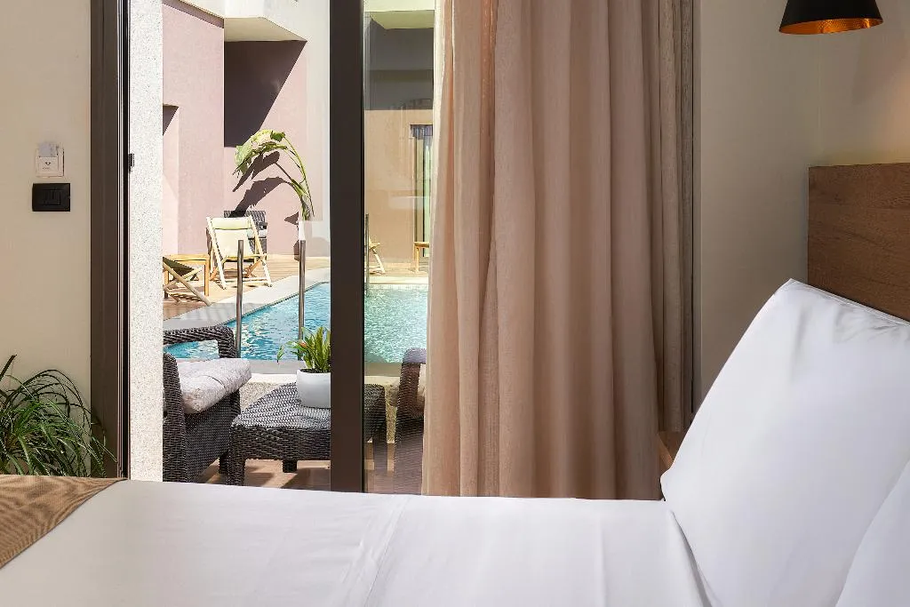 Double or Twin POOL VIEW Room, Dionisos Hotel, Crete