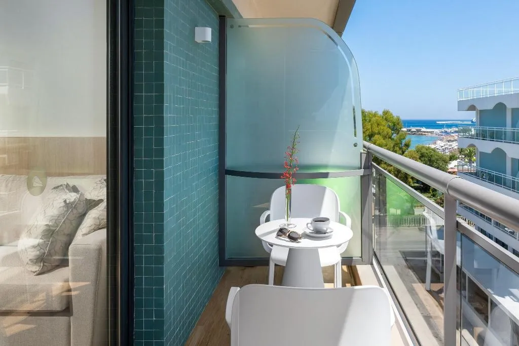 Terrace, Mediterranean Hotel, Rhodes