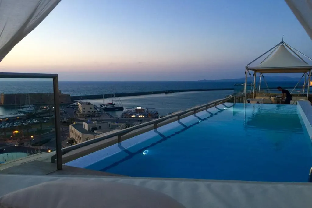 Pool, GDM Megaron,Historical Monument Hotel, Crete