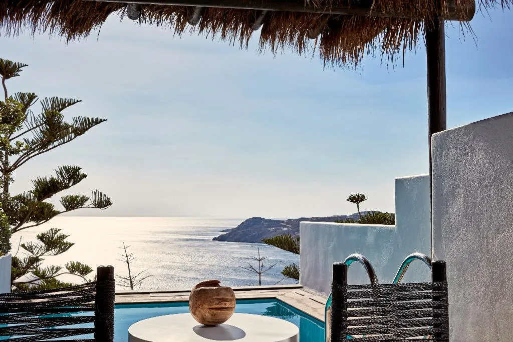 Double or Twin WITH PRIVATE POOL Room, Myconian Utopia Relais & Chateaux, Mykonos