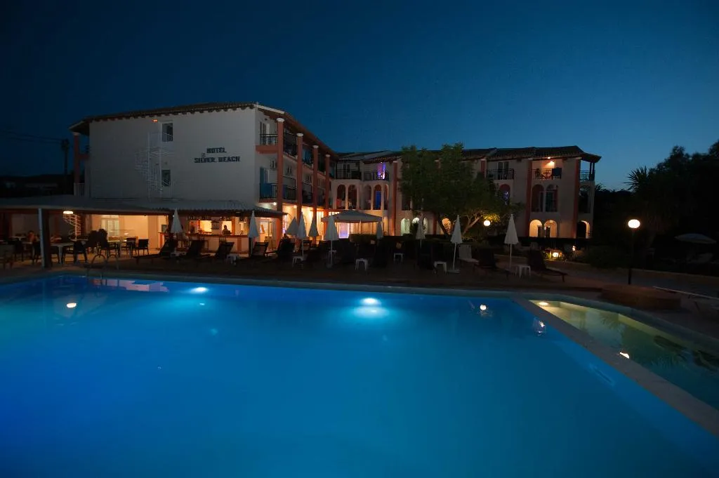 Pool, Silver Beach Hotel and Annexe Apartments, Corfu