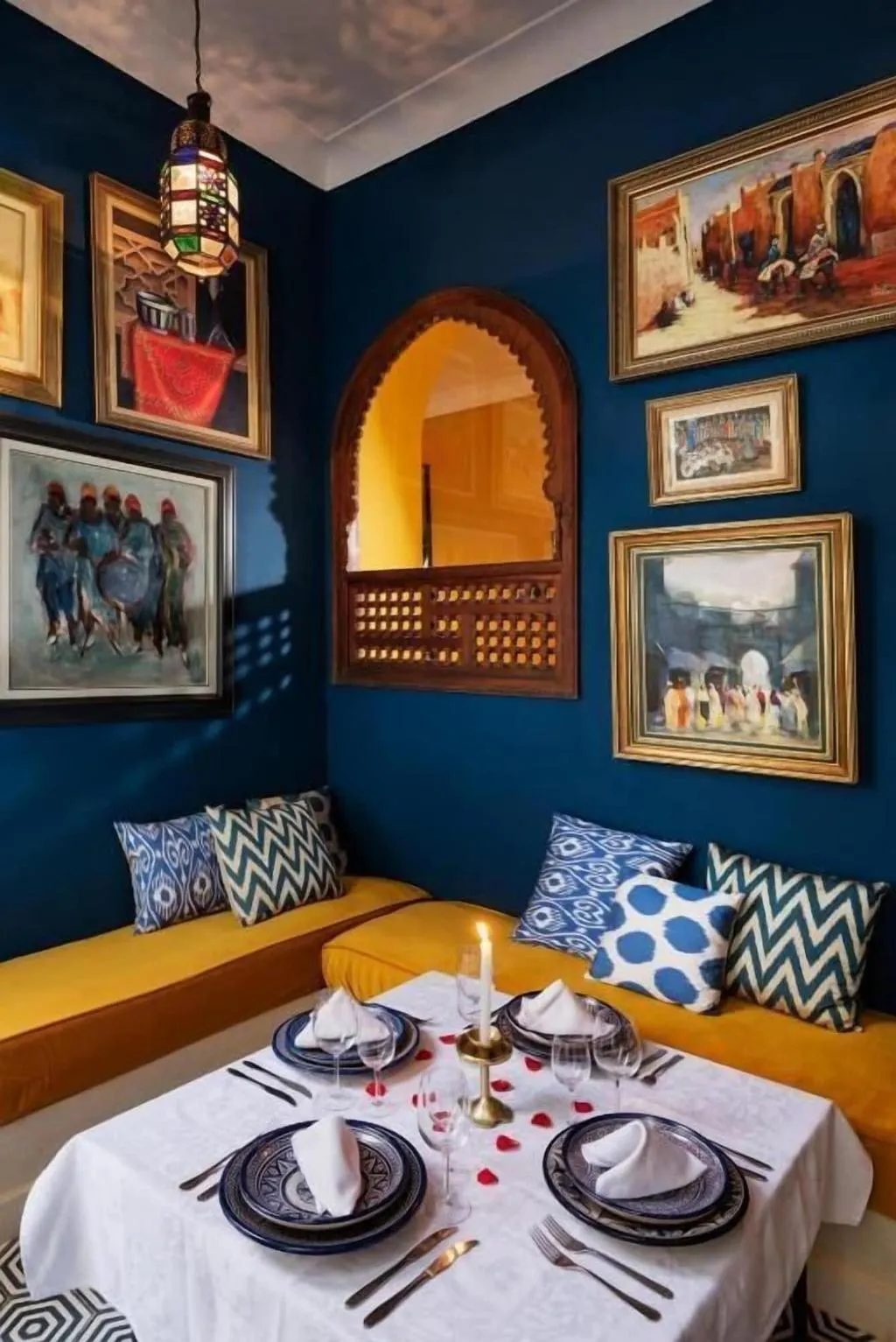 Restaurant, Riad Les Yeux Bleus, Marrakech