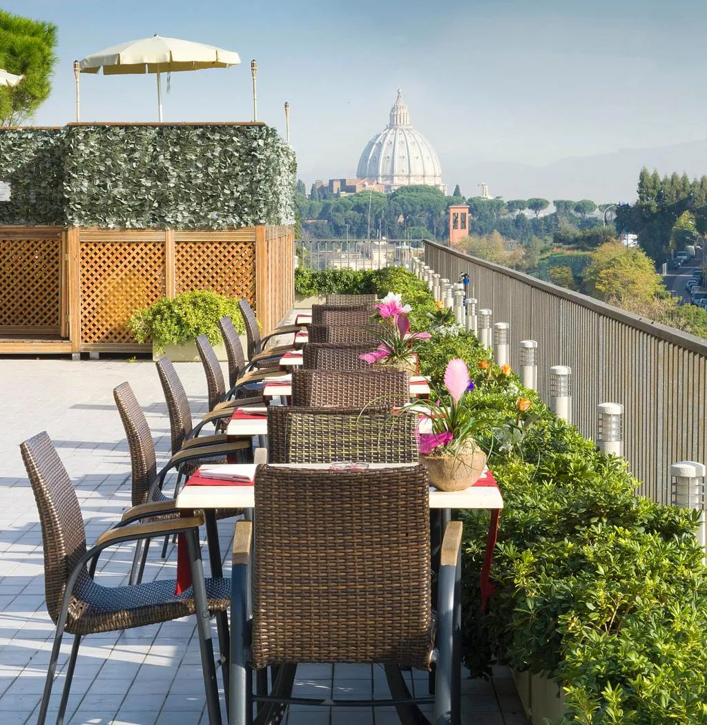 Terrace, Cardinal Hotel St Peter Rome, Rome