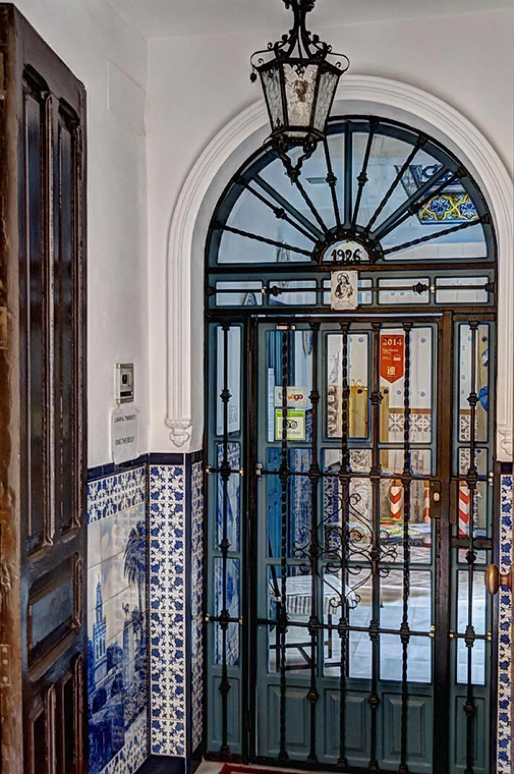 Lobby, Pension La Montorena, Seville