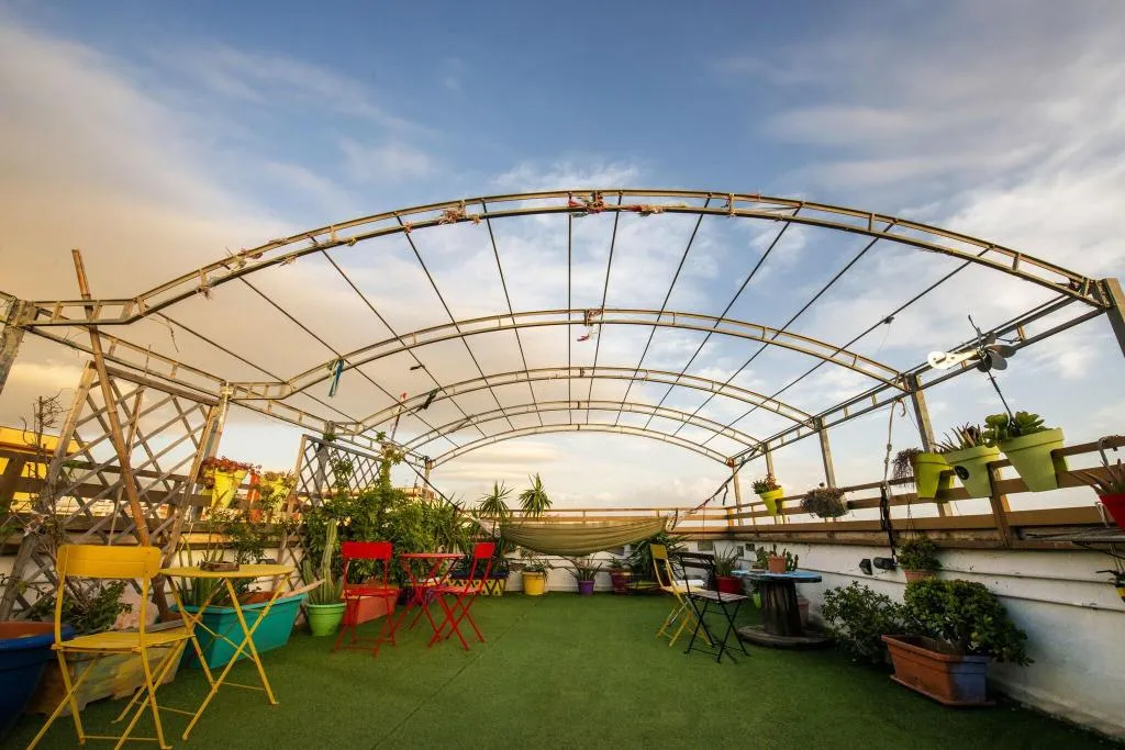 Terrace, Eco Hostel Floreale, Naples