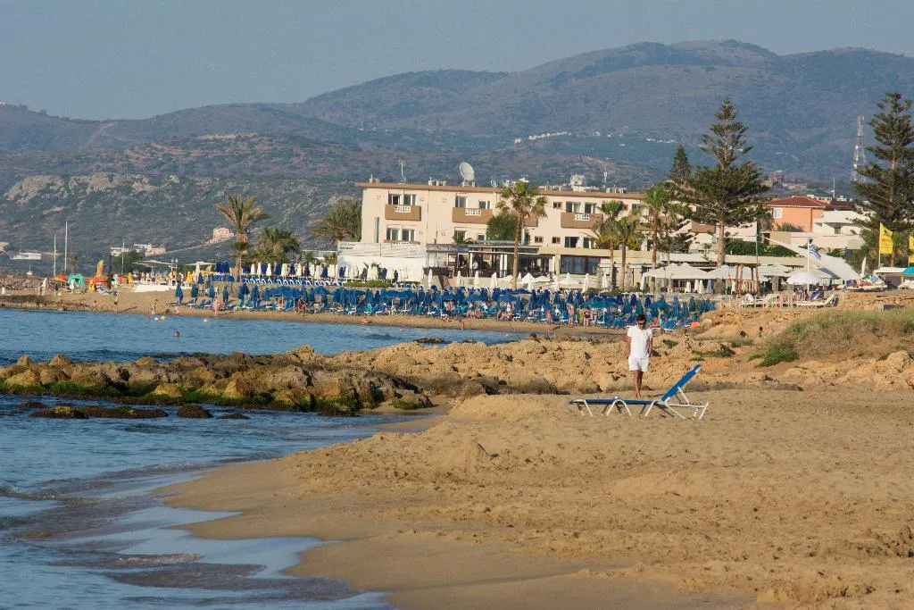 Beach, Mila malia studios hotel, Crete
