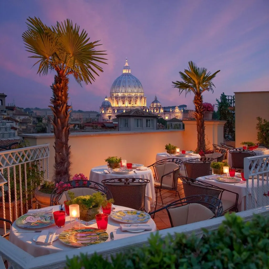 Terrace, Raphael, Rome