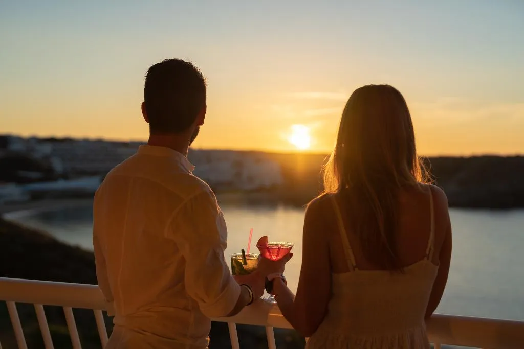 Terrace, Club Hotel Aguamarina, Menorca