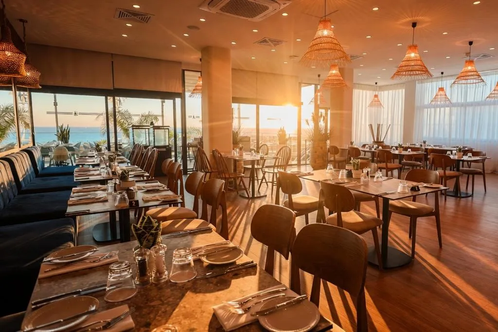 Restaurant, Cavo Maris Beach Hotel, Cyprus