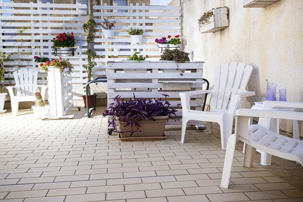 Terrace, Trapani Home, Palermo