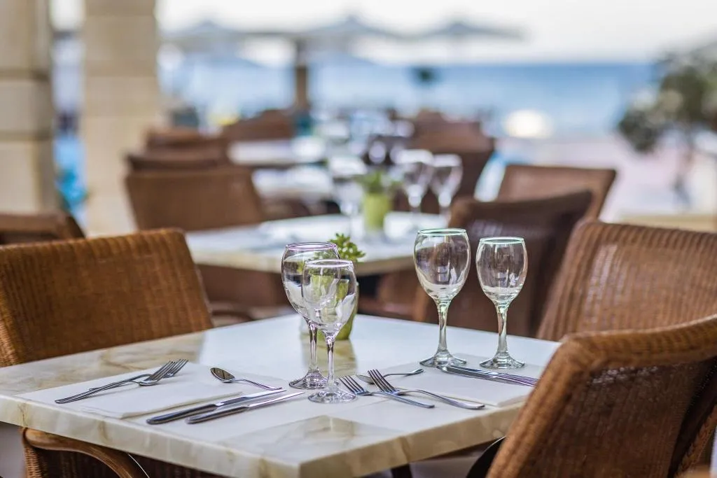 Restaurant, Santa Marina Plaza, Crete