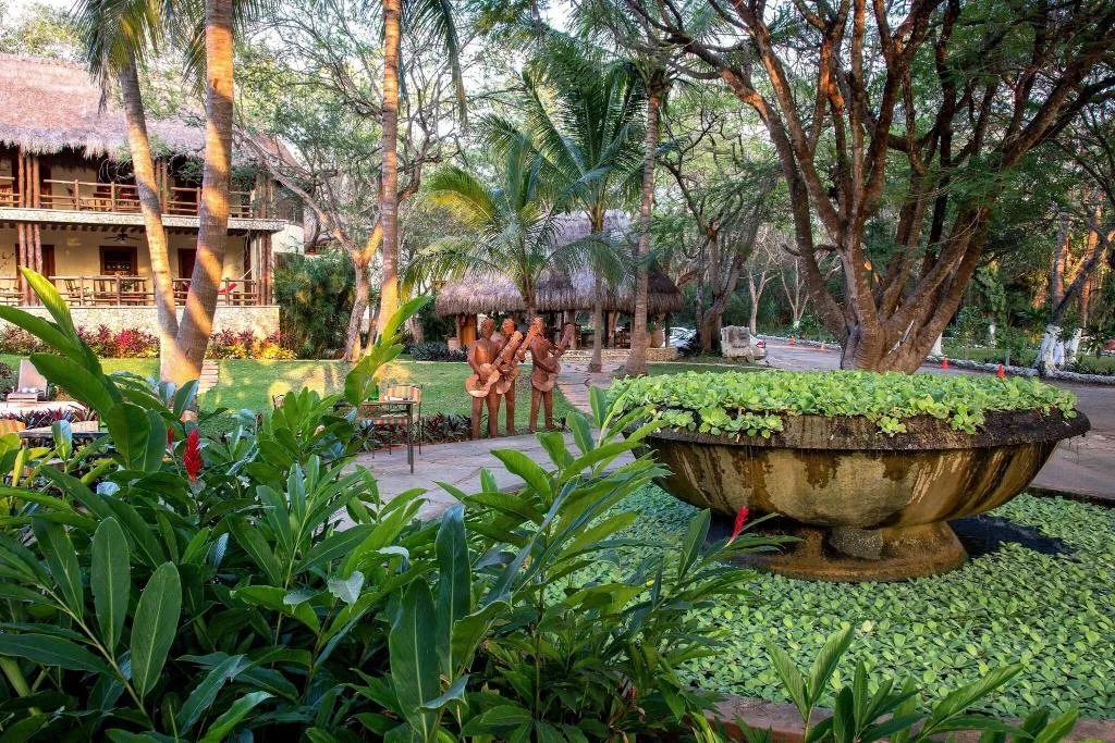 Terrace, The Lodge at Uxmal, Cancun Area