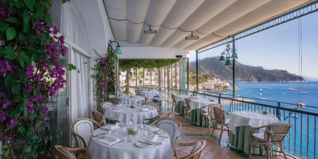 Restaurant, Hotel Santa Caterina, Naples