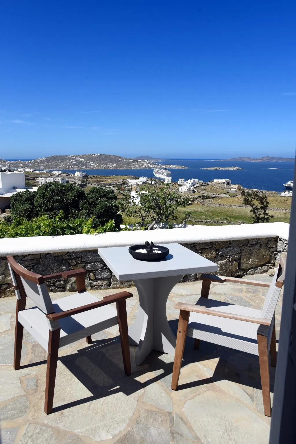 Terrace, Aletro Cottage Houses, Mykonos