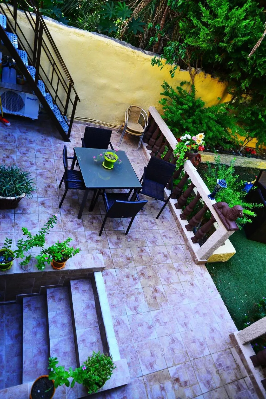 Restaurant, Olympos Pension, Rhodes