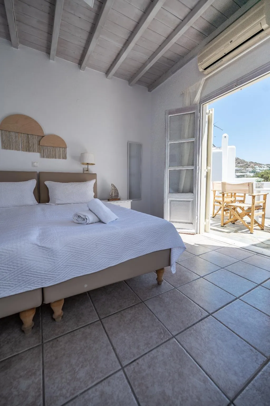 TRIPLE DELUXE WITH TERRACE Room, Mykonos Twins, Mykonos