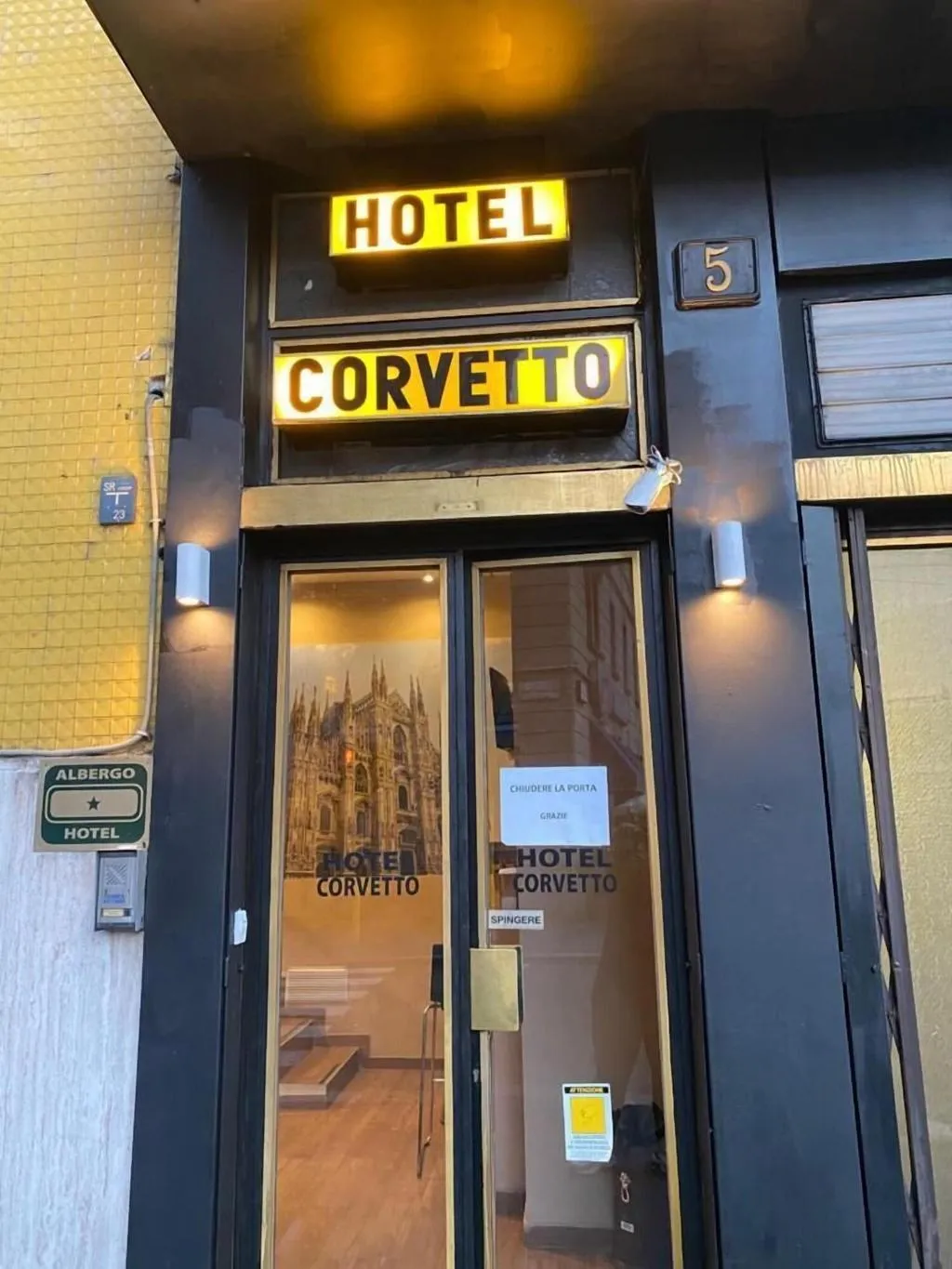 General view, Hotel Corvetto, Milan