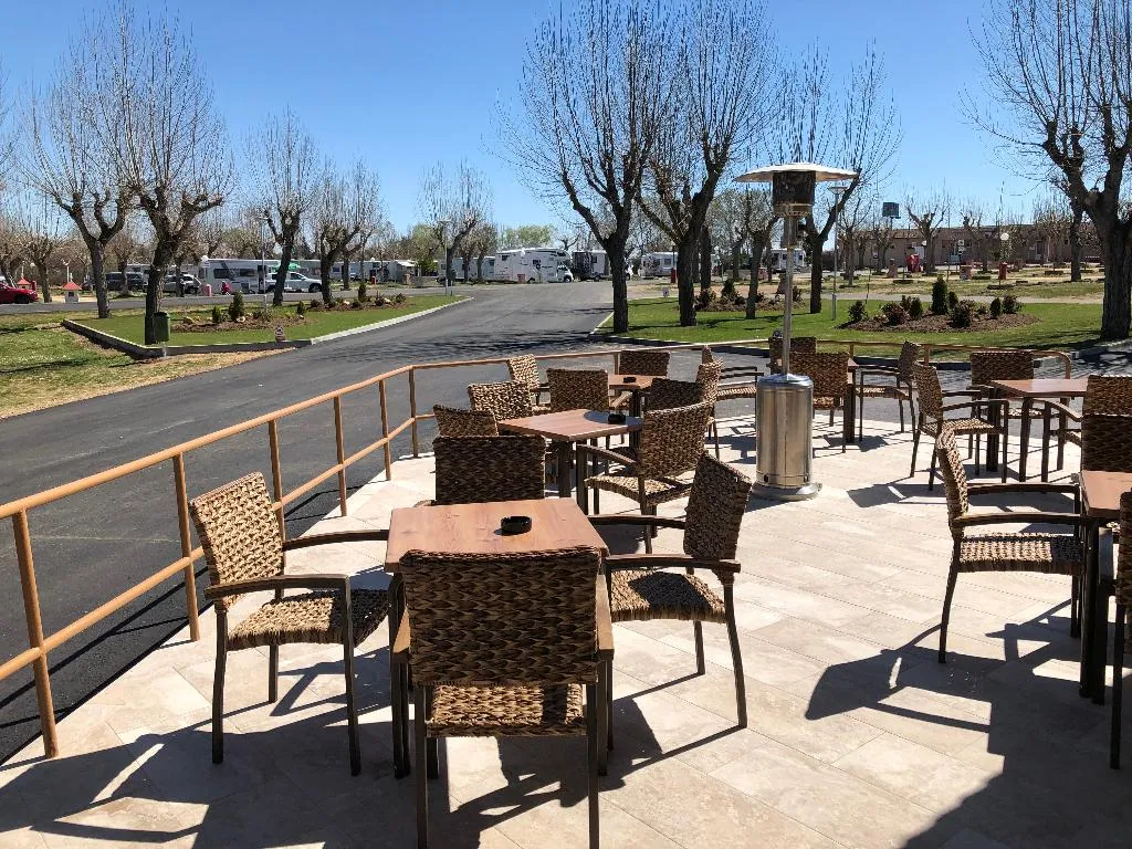 Terrace, Camping Regio, Madrid