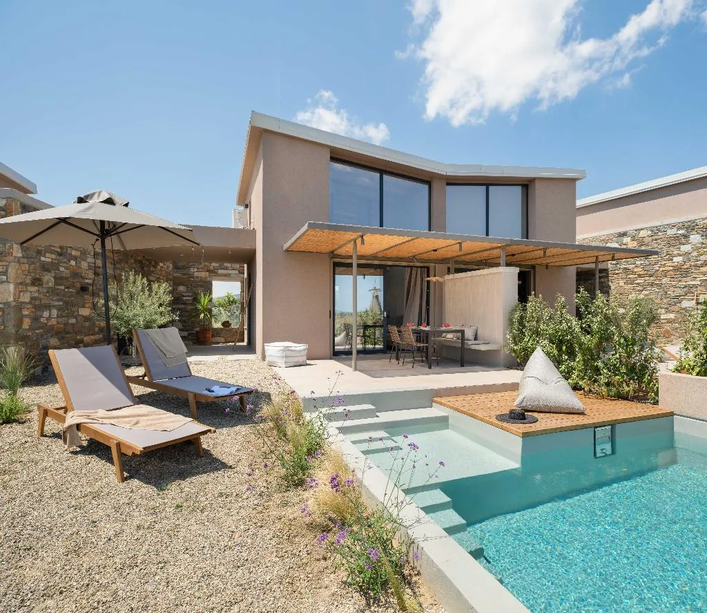 VILLA TWO BEDROOMS Room, Etheres, Halkidiki