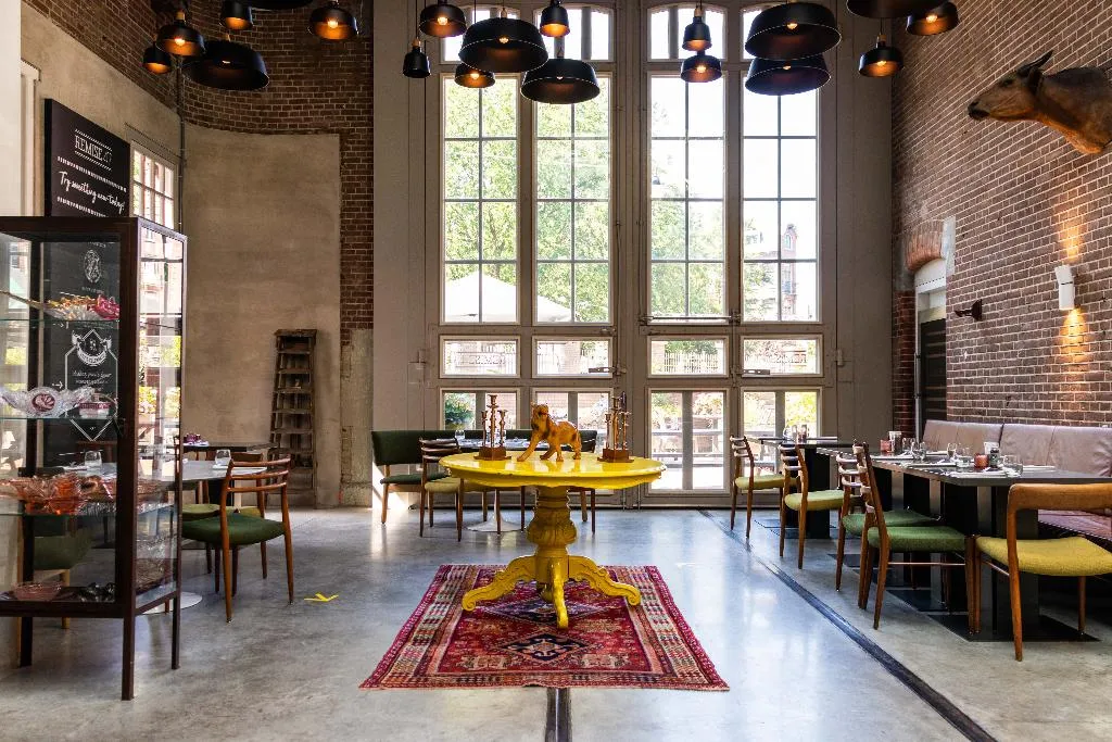 Restaurant, Hotel De Hallen, Amsterdam