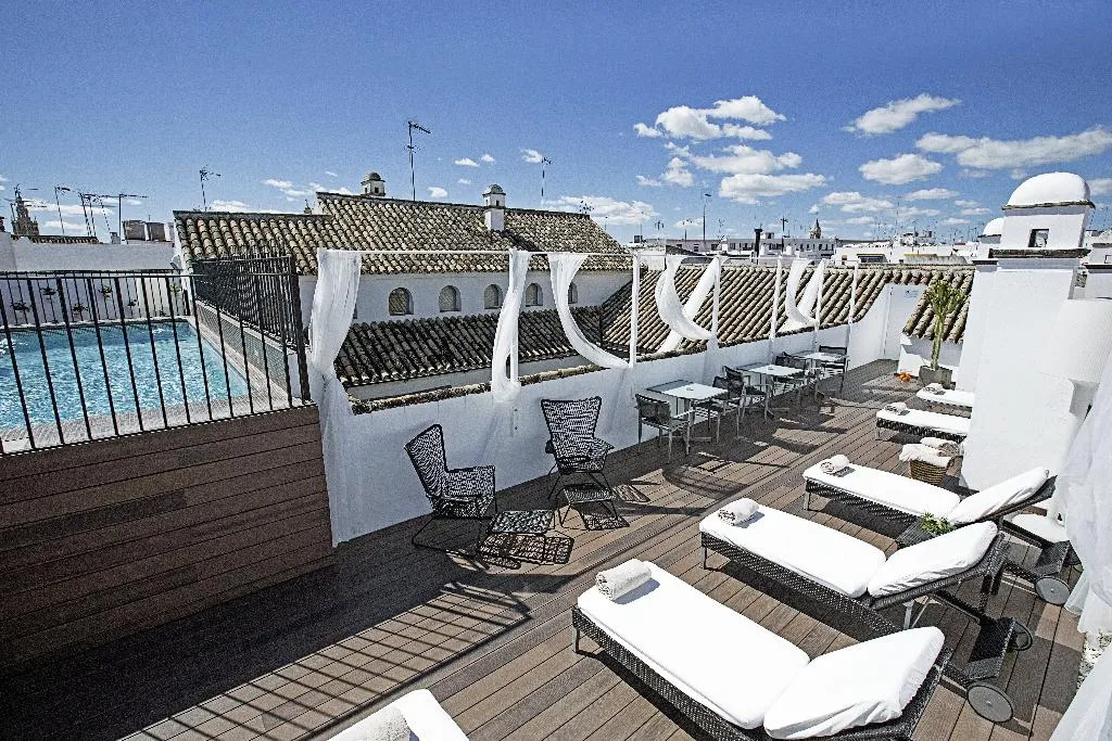 Terrace, Hospes Las Casas del Rey de Baeza,, Seville