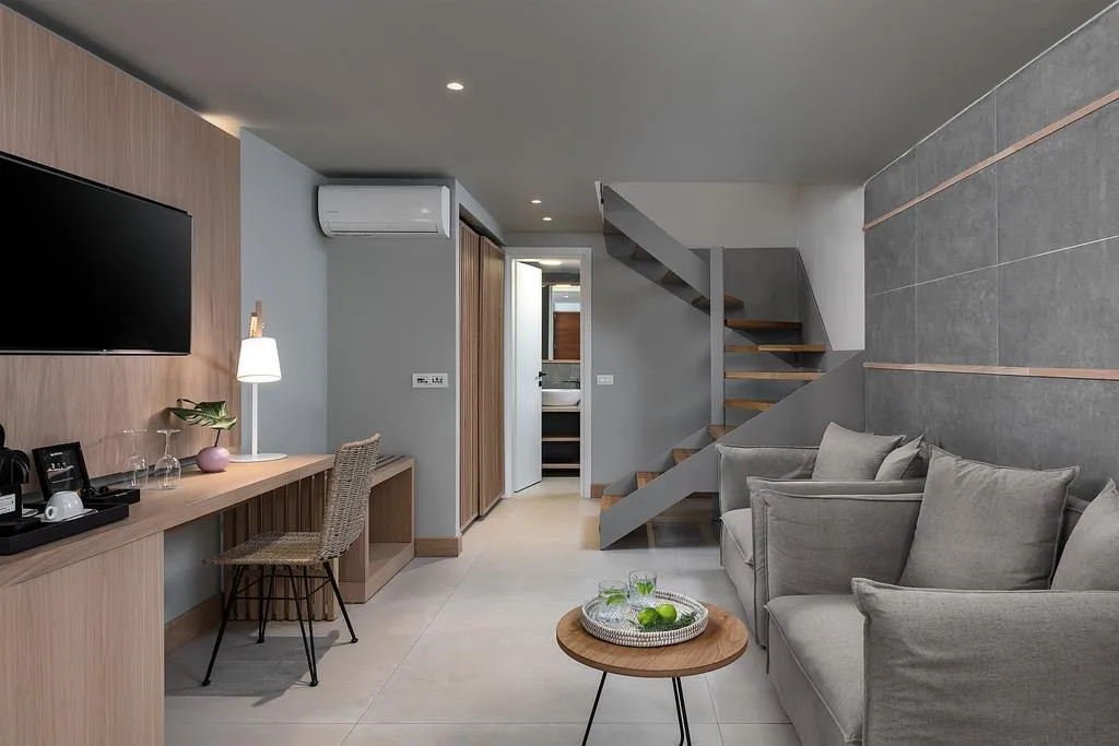 SUITE DELUXE ONE BEDROOM Room, Ikones Seafront Luxury Suites, Crete