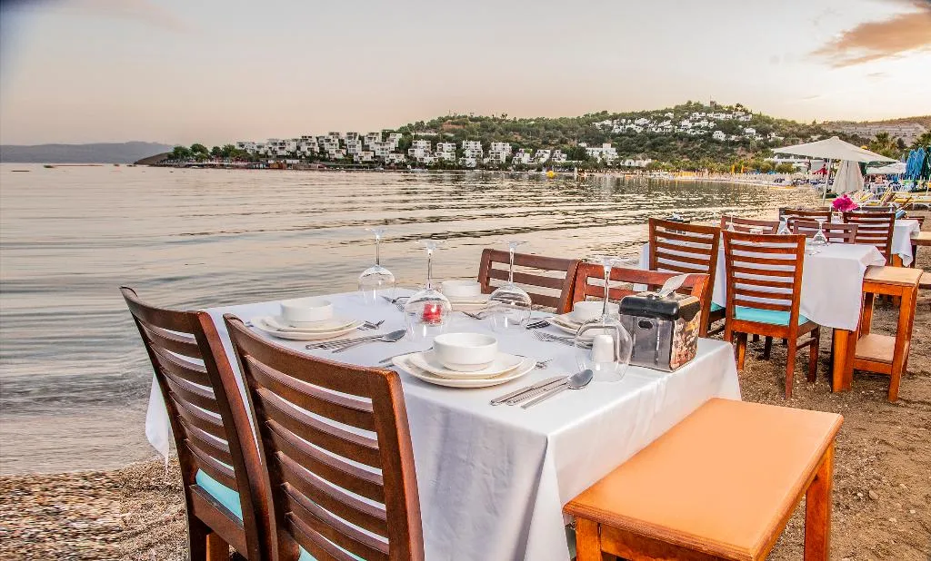 Restaurant, Blue Bay Beach Hotel, Bodrum