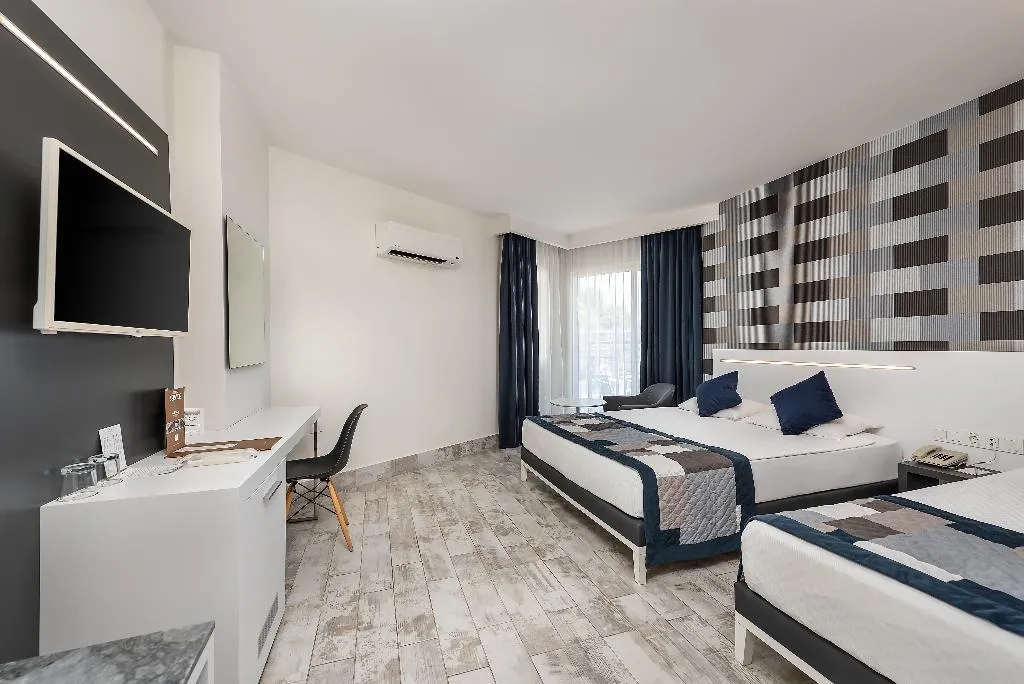 DOUBLE SINGLE USE SIDE SEA VIEW Room, White City Beach Hotel, Antalya