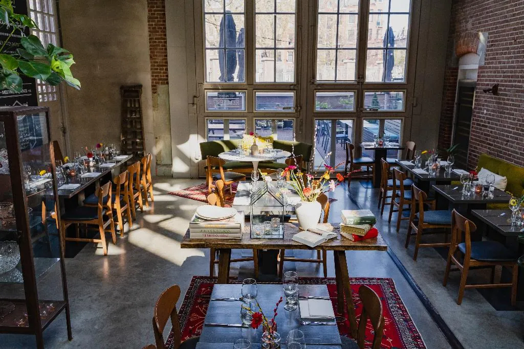 Restaurant, Hotel De Hallen, Amsterdam