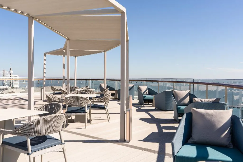 Terrace, Eurostars Universal Lisboa, Lisbon