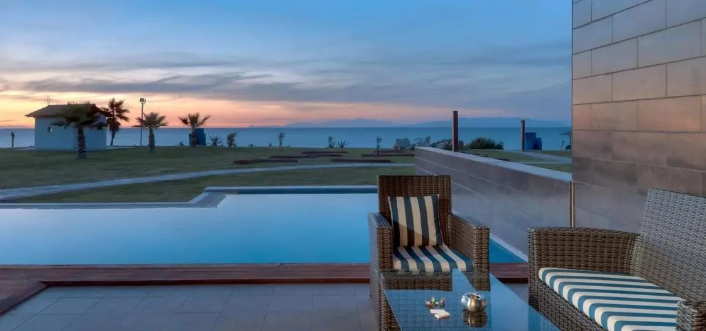 JUNIOR SUITE WITH PRIVATE POOL Room, All Senses Nautica Blue Exclusive Resort, Rhodes