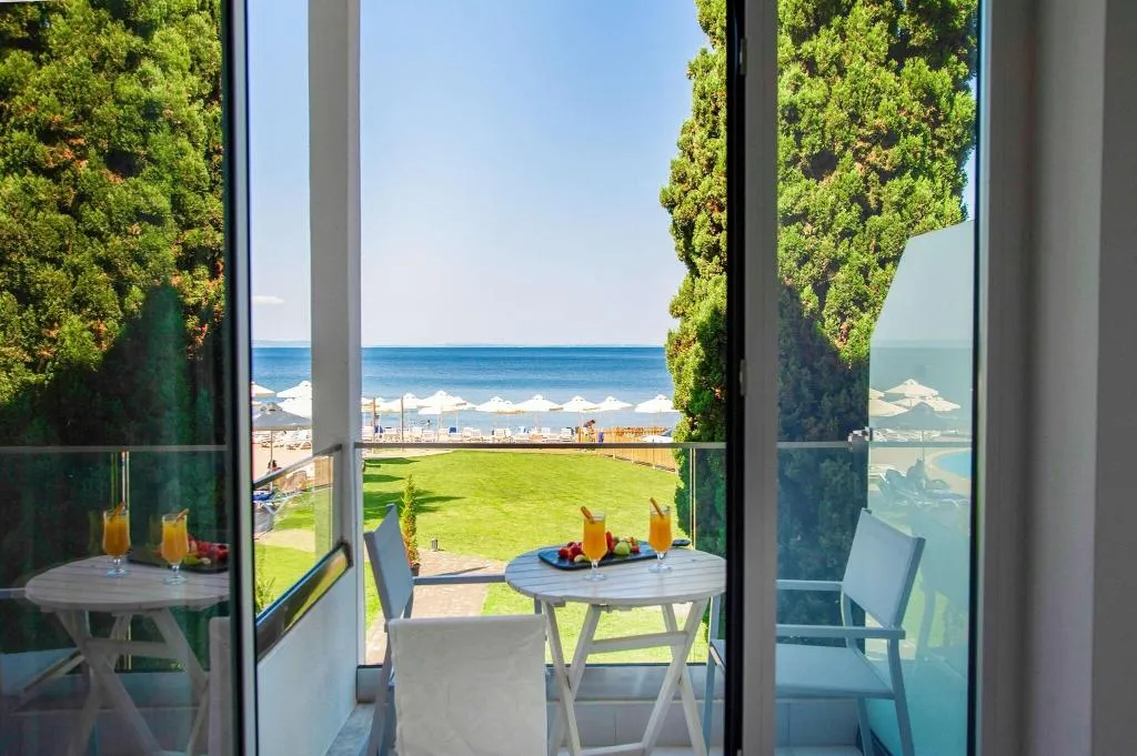 Terrace, Acrotel Lilyann Boutique hotel, Halkidiki