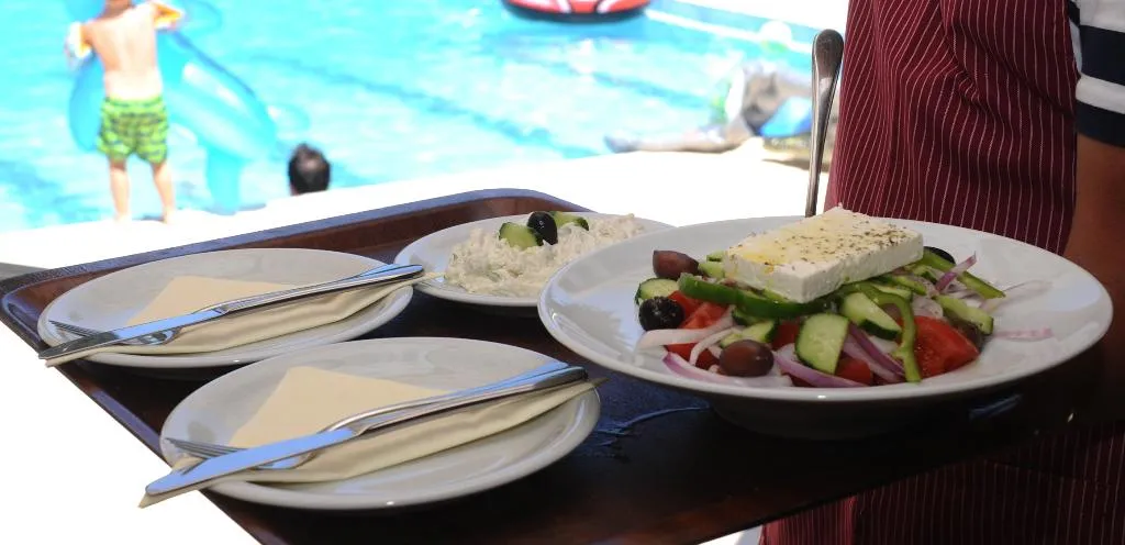 Restaurant, Katia Beach, Corfu