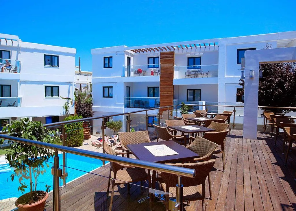 Terrace, Minos Village, Crete