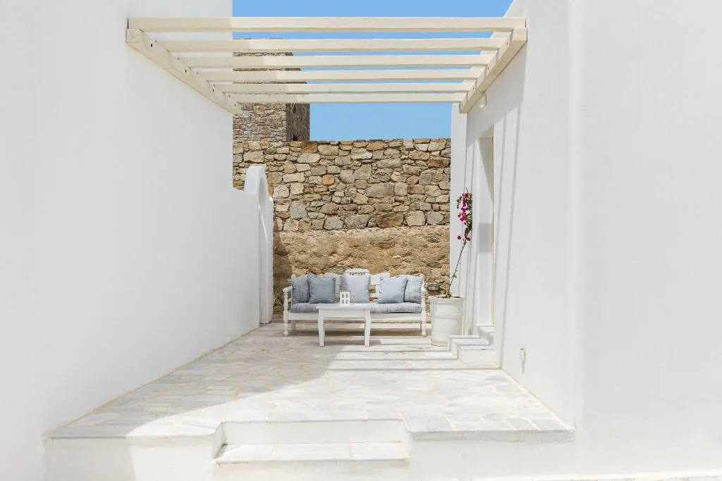 Terrace, Corfos Hotel, Mykonos