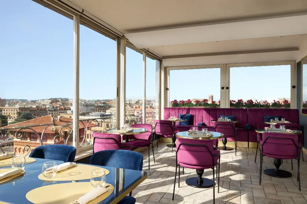 Restaurant, Marcella Royal - Rooftop Garden, Rome