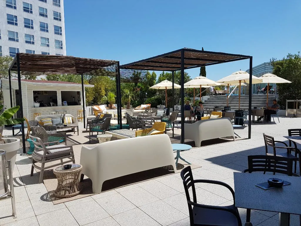 Terrace, Sercotel Sorolla Palace, Valencia