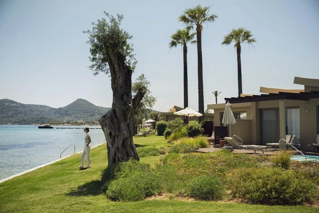 Terrace, Domes Miramare, A Luxury Collection Resort, Corfu, Corfu